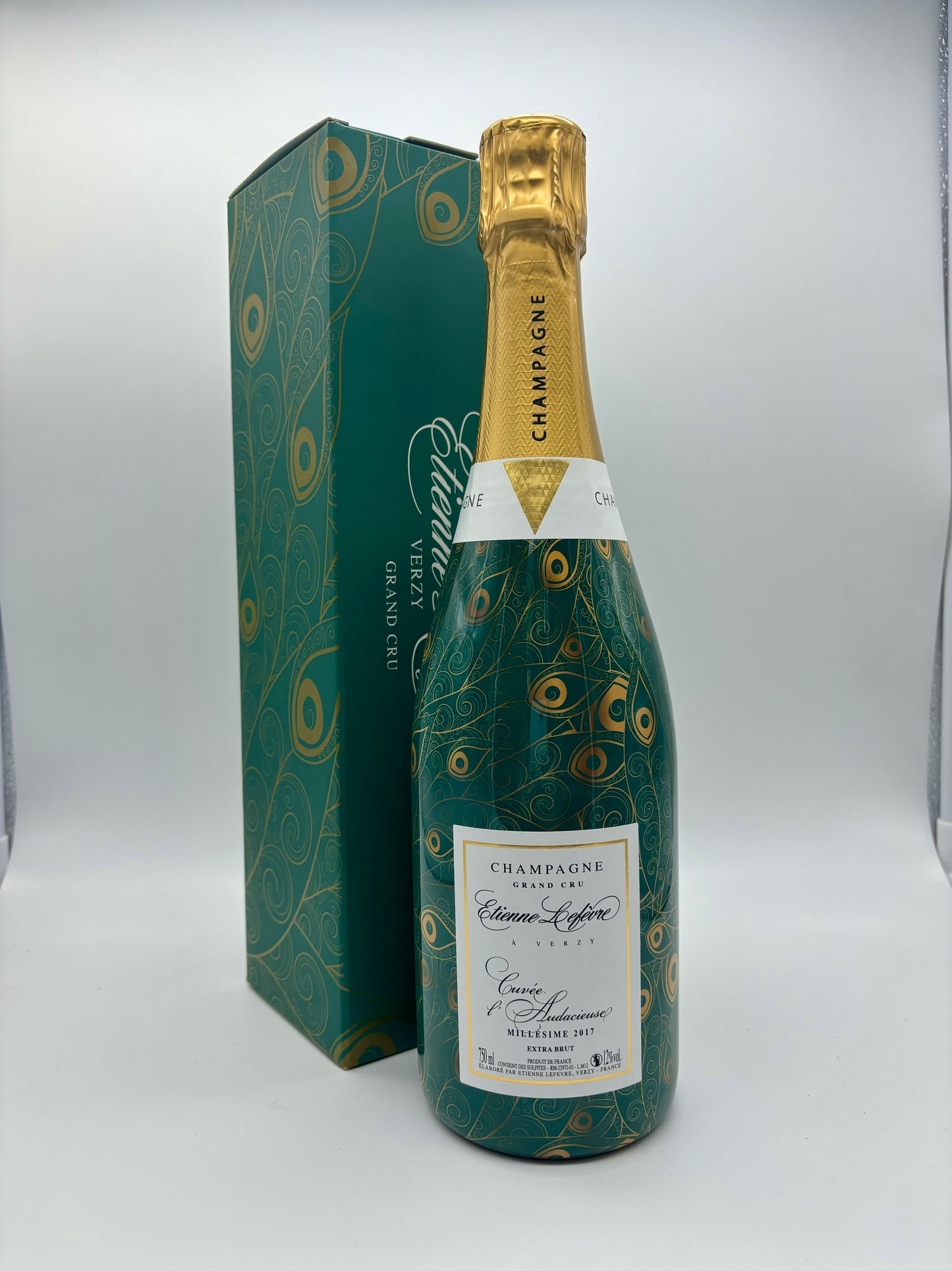 Champagne 2017 Blanc de Blancs Extra Brut l'audacieuse Grand Cru Etienne Lefevre