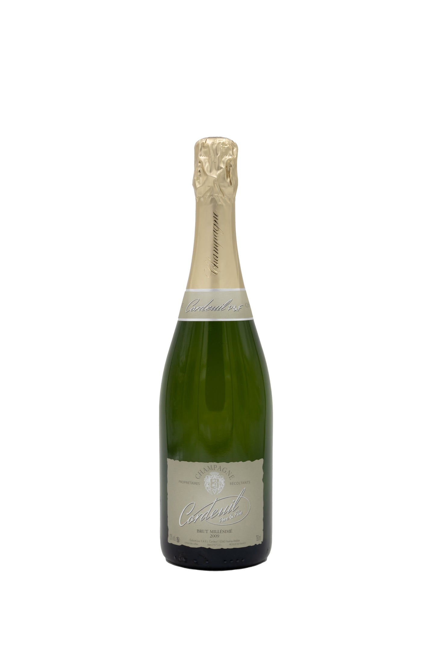 Champagne Brut 2009 Millesimato Cordeuil Père & Fille