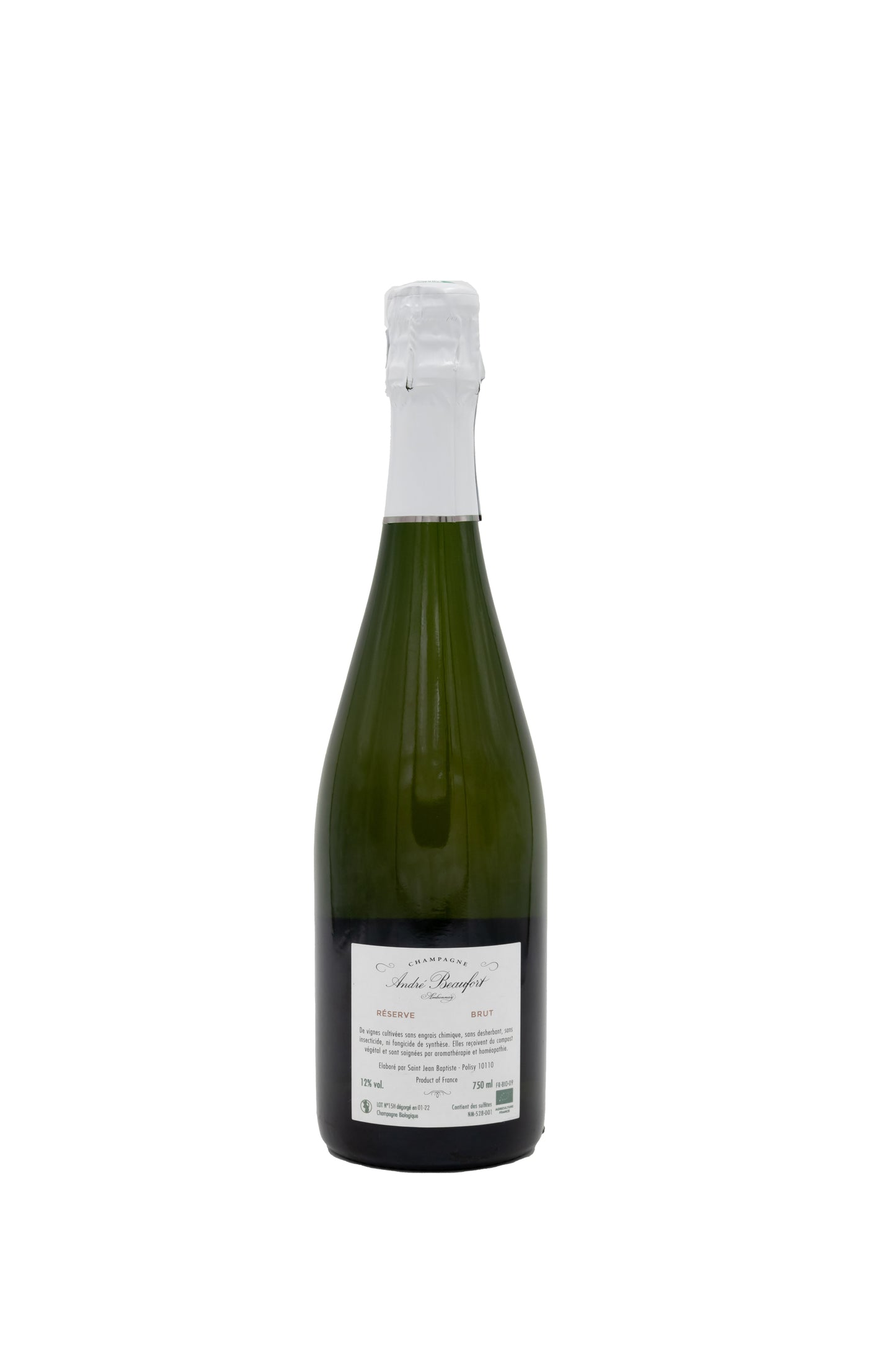 Champagne Brut Reserve Premier Cru Ambonnay André Beaufort