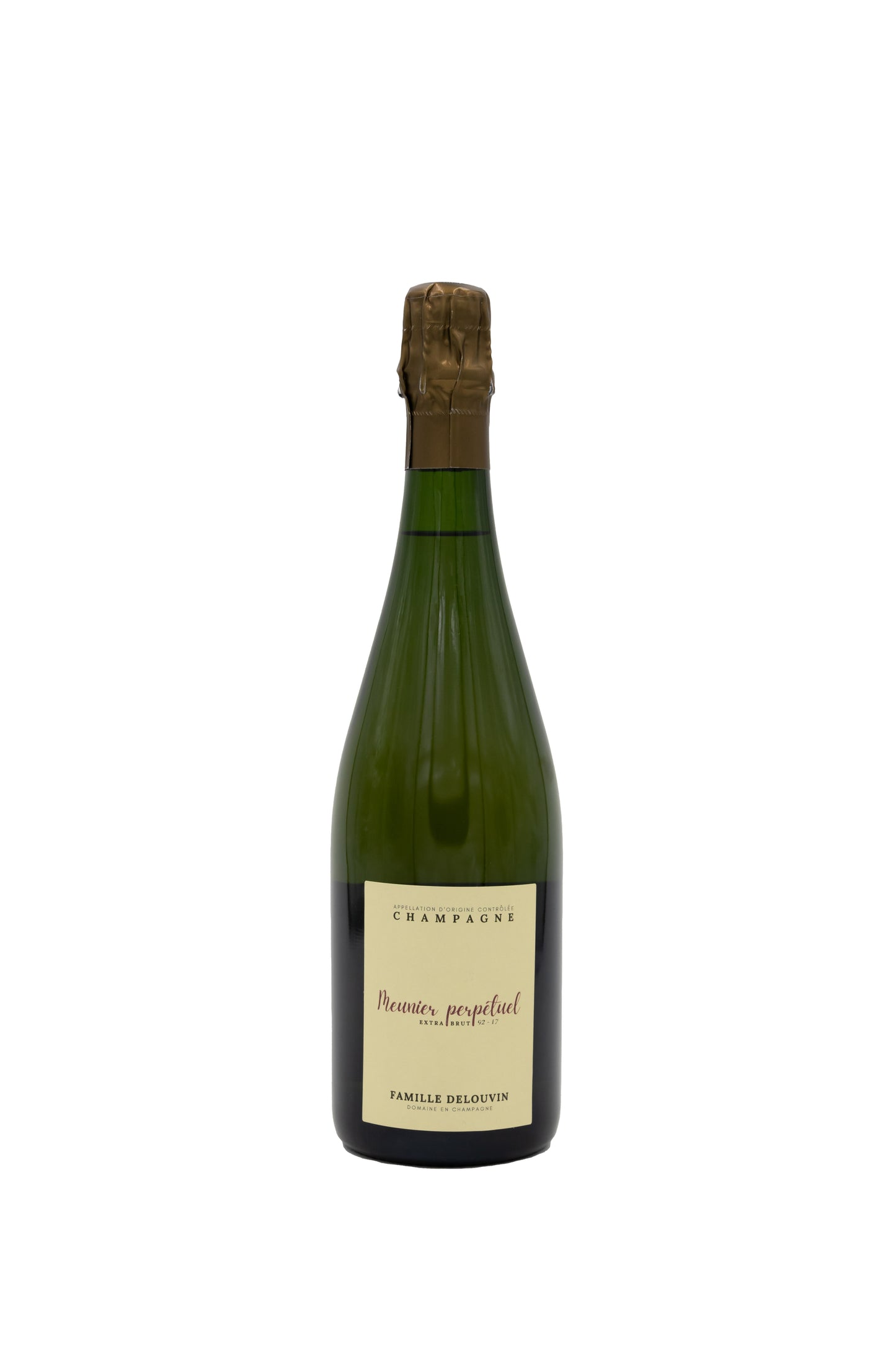 Champagne Extra Brut Meunier Pérpetuel Famille Delouvin