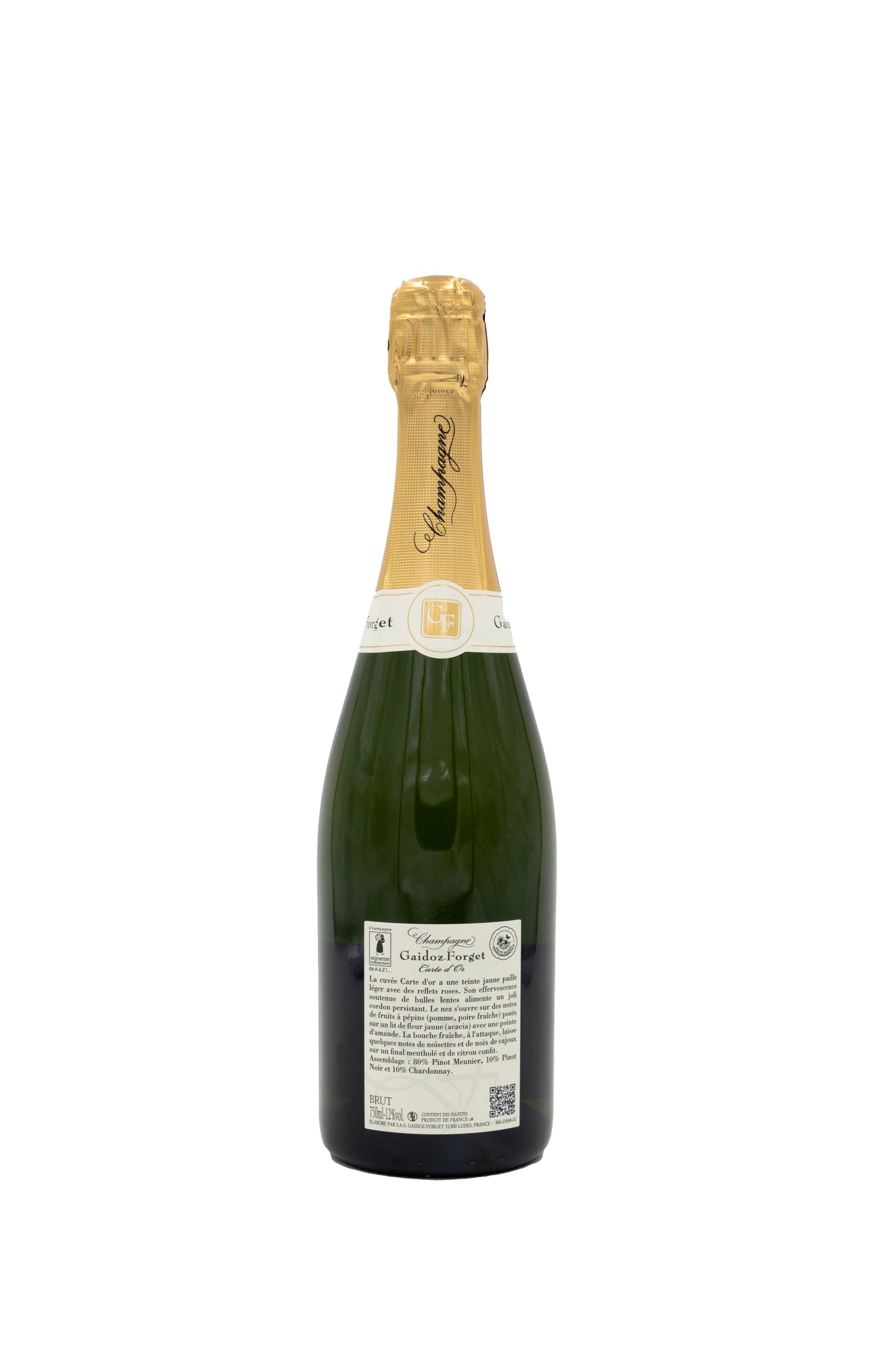 Champagne Demi-Sec Carte d'Or Premier Cru Gaidoz-Forget