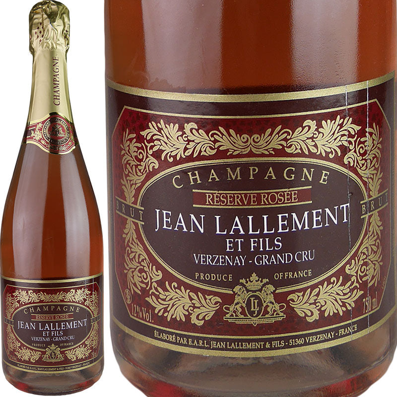 Lallelment rose bottiglia e etichetta