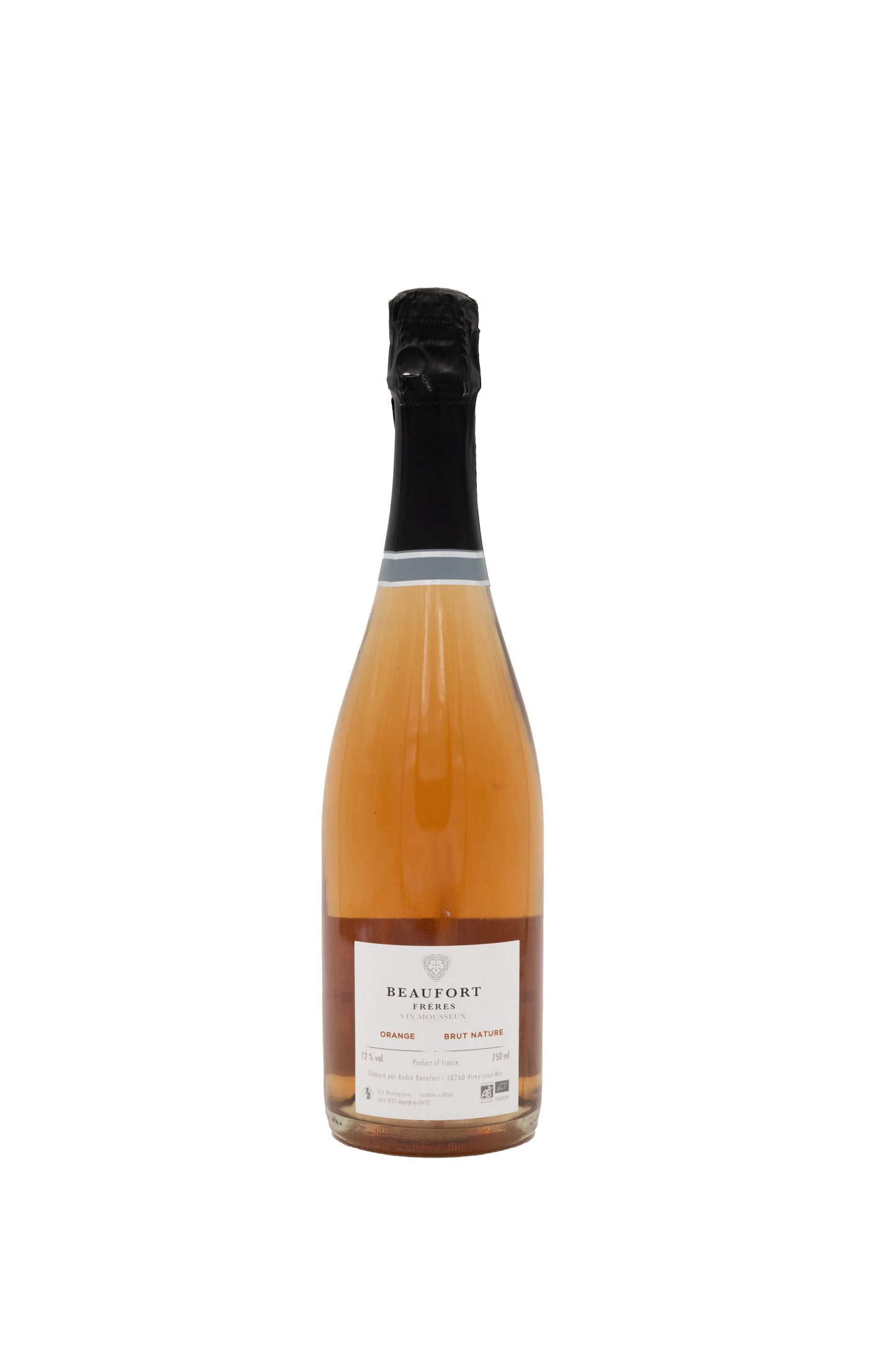 Freres vin mousseux orange Beaufort
